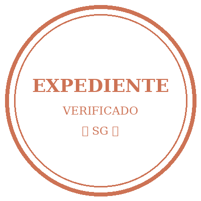 Sello: Expediente verificado